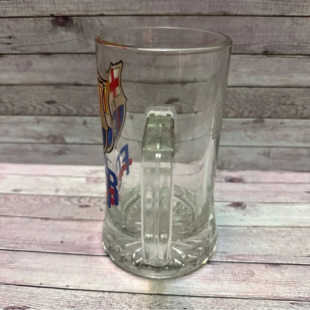 FCB Glass Beer Mug - Clear